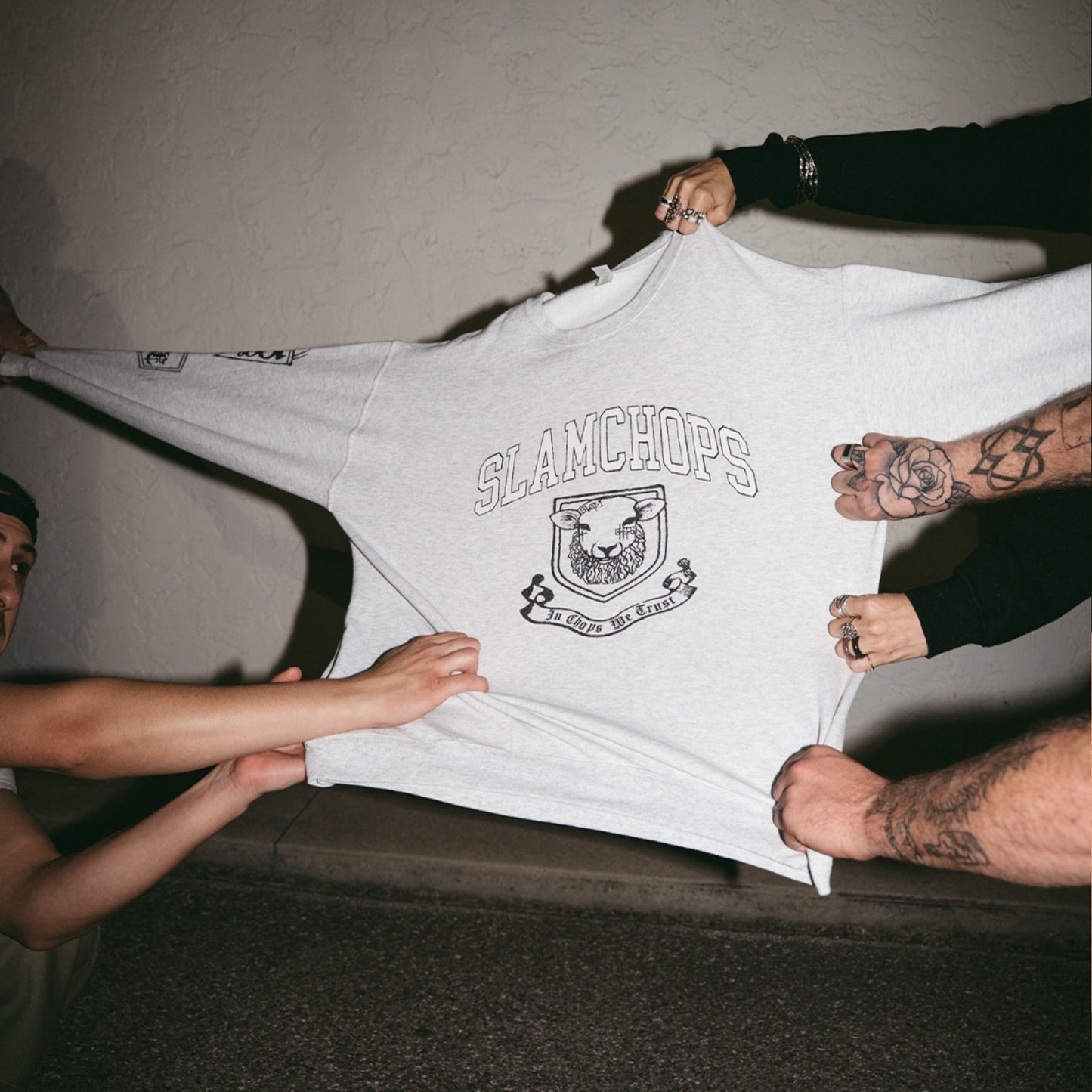 Slamchops College Crewneck