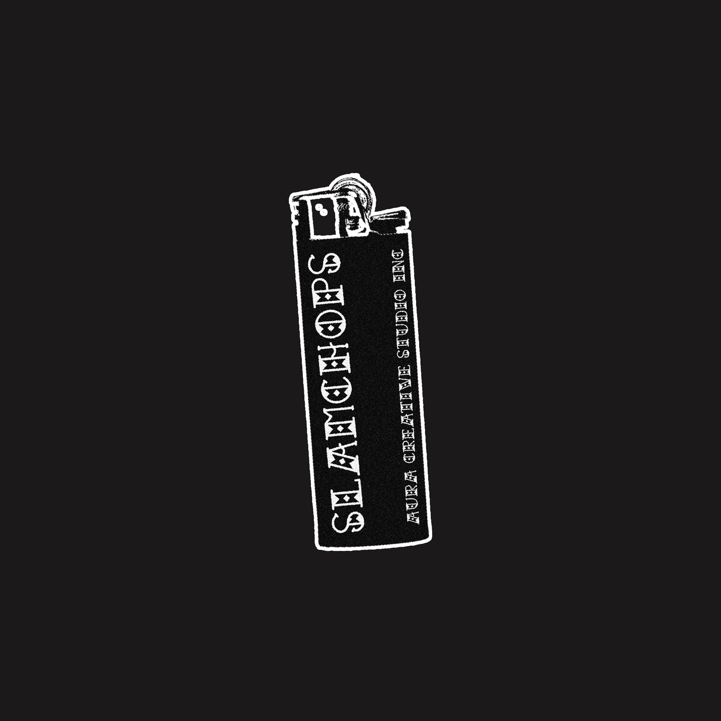 Slamchops Lighter sticker