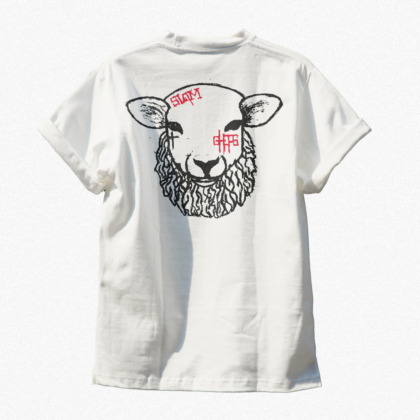 Slamchops White organic cotton t-shirt